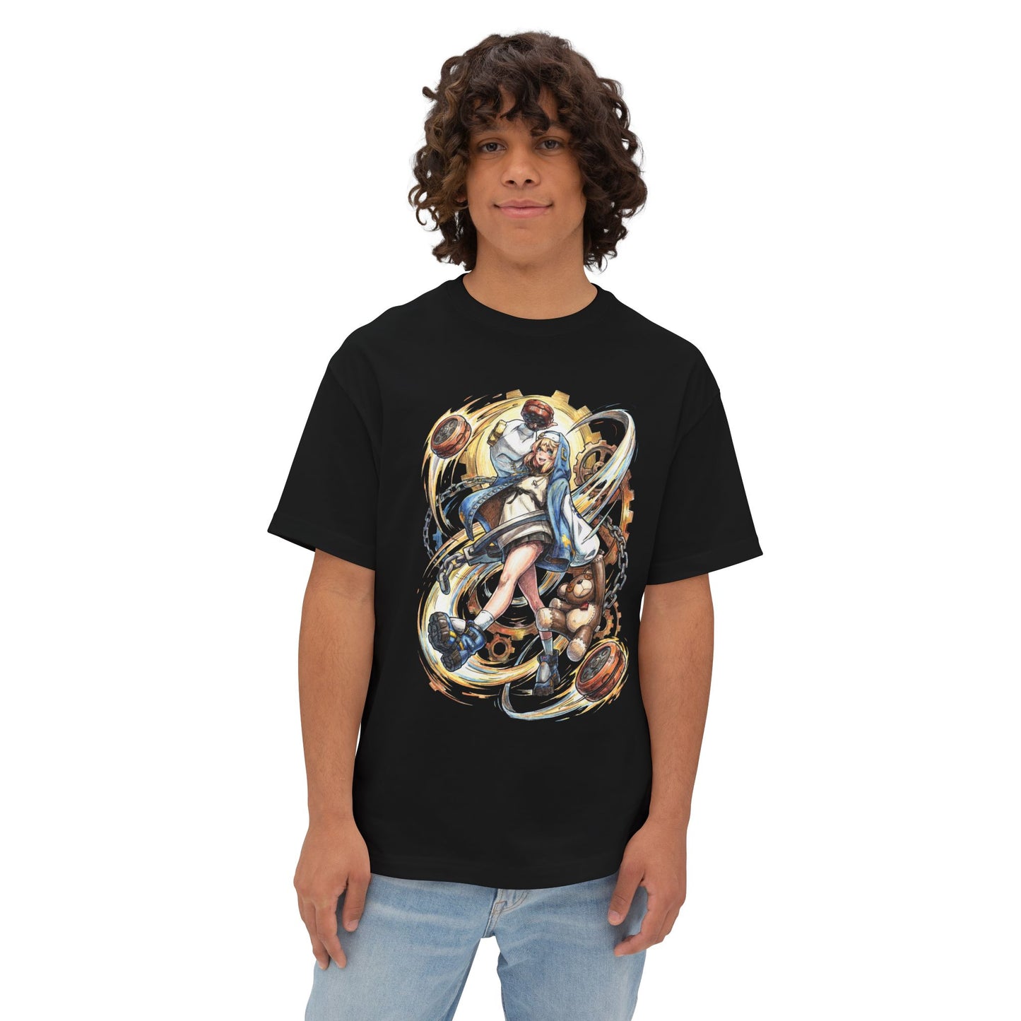 Bridget GG Strive: Cute Trap Boy Turned Girl Icon Premium Oversized Unisex T-Shirt