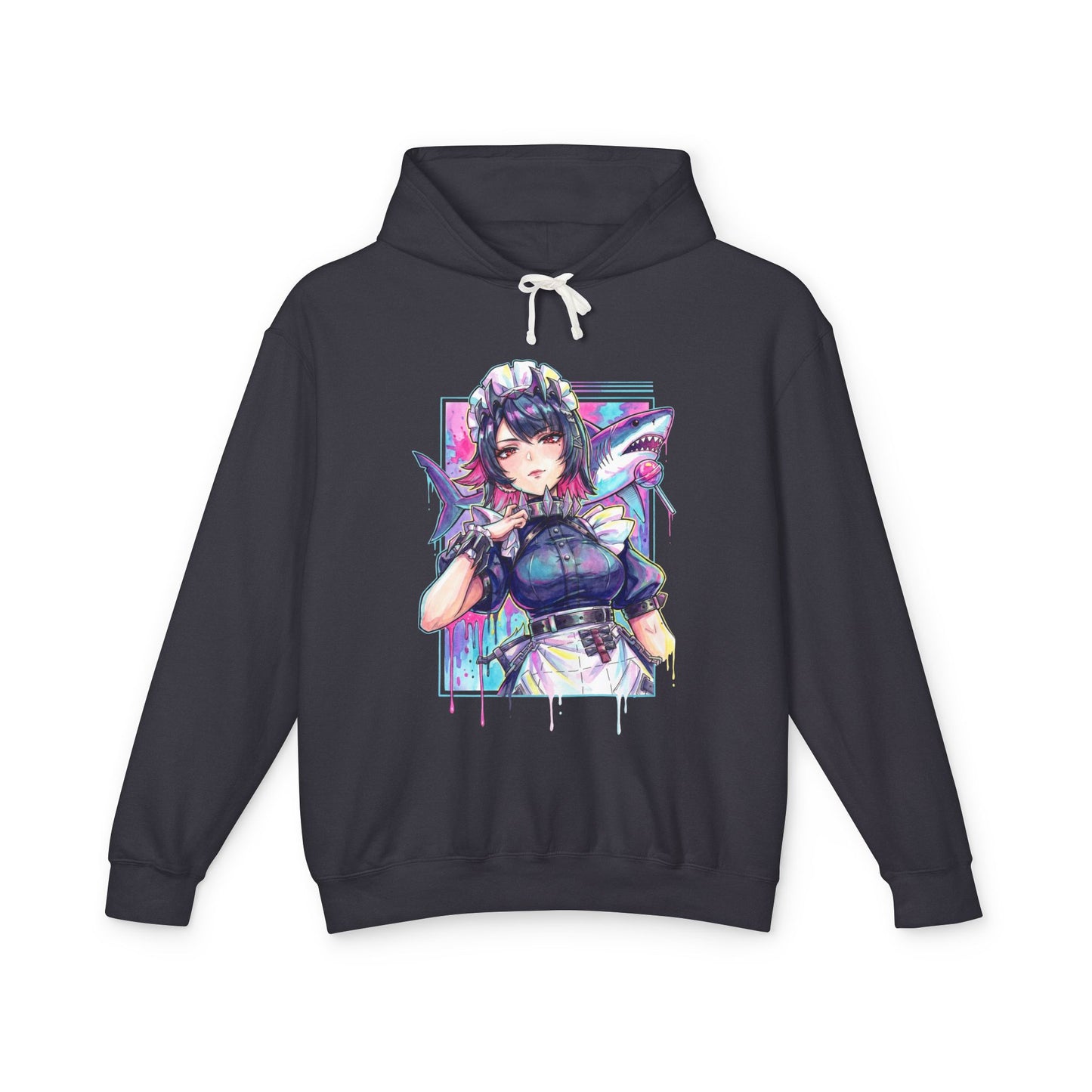 Ellen Joe ZZZ Red Eyes Cool Maid Aesthetic Portrait Unisex Premium Hoodie