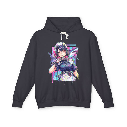 Ellen Joe ZZZ Red Eyes Cool Maid Aesthetic Portrait Unisex Premium Hoodie