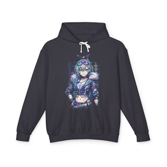 Silver Wolf HSR Crop Top Shorts Thigh Highs Hacker Icon Unisex Premium Hoodie