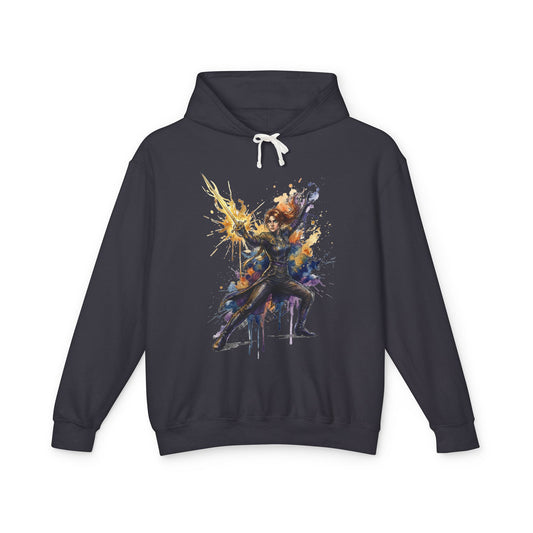 Clair Obscur Maelle Paintress Curse Painter Portrait Unisex Premium Hoodie