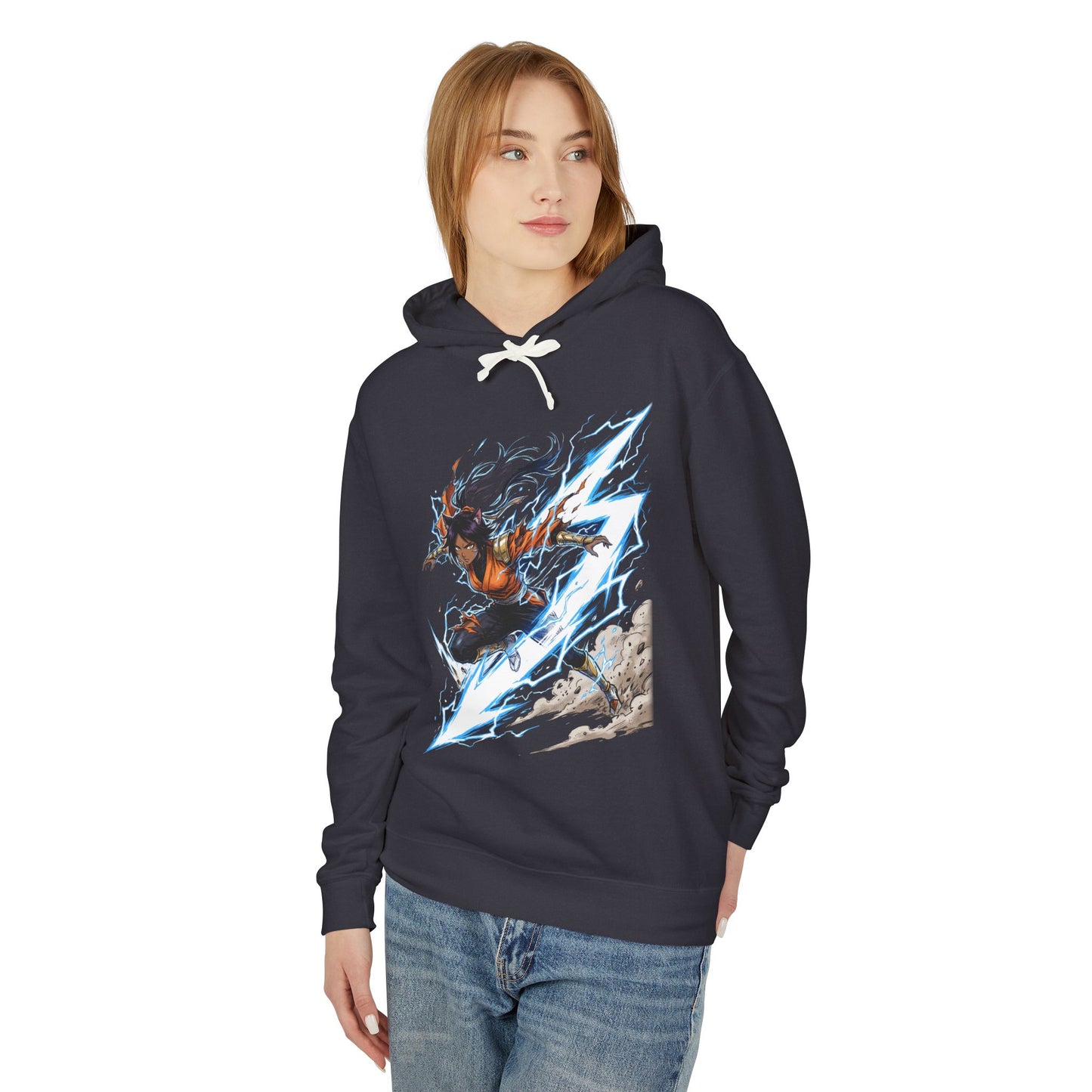 Bleach Yoruichi Shihouin God of Thunder Form TYBW 2026 Art Unisex Premium Hoodie