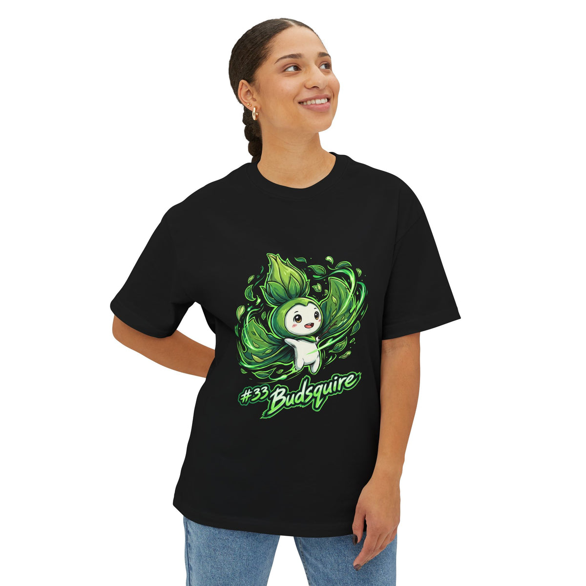 Budsquire Aniimo Elemental Burst Creature Art - Oversized Premium Tee