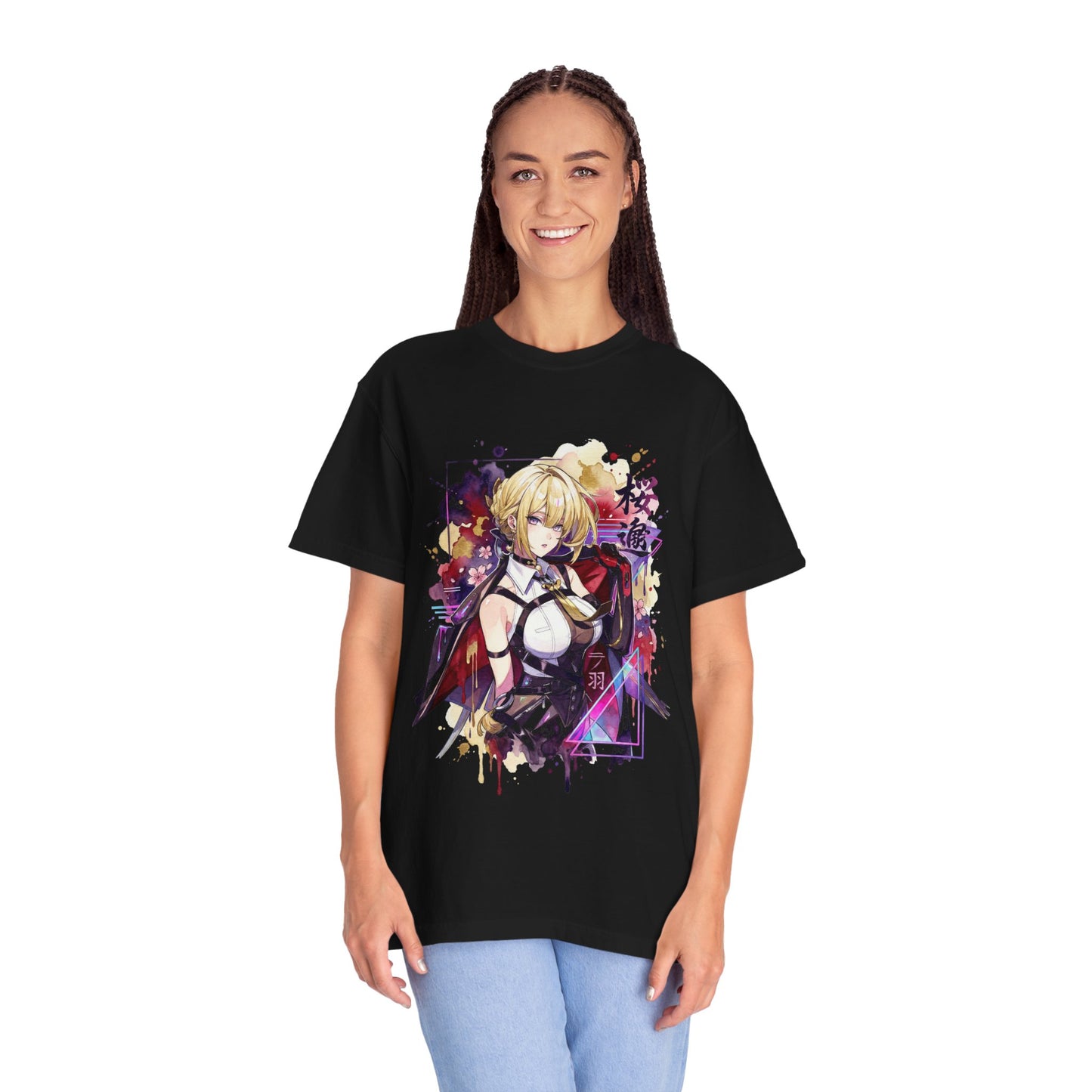 Evelyn Chevalier ZZZ Red Burning Tethers Portrait Premium T-Shirt