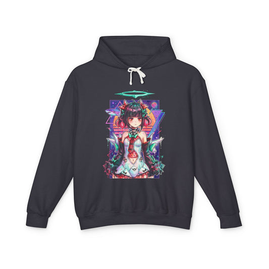 Zenless Zone Zero Nangong Yu Lead Dancer Ether Stun Vaporwave Art Unisex Premium Hoodie