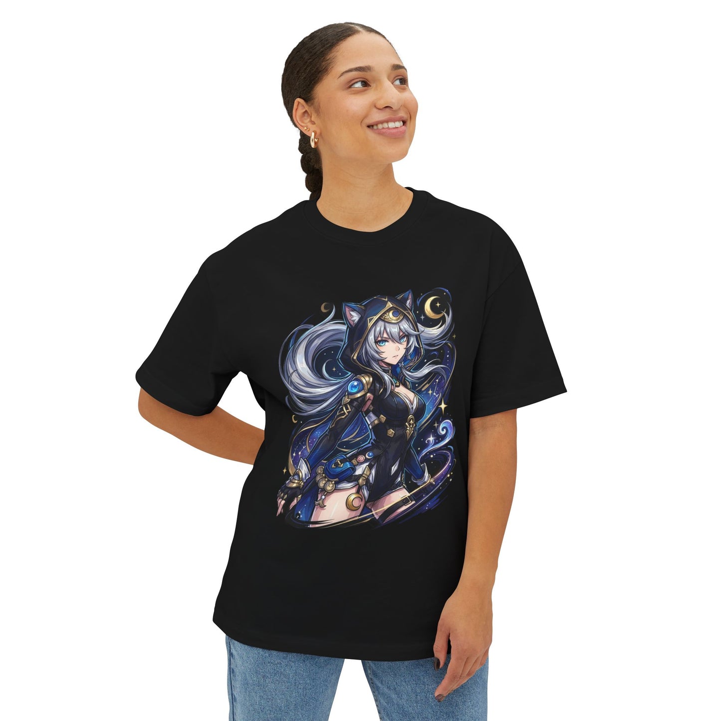 Cipher Honkai Star Rail: Trickery Coreflame Heir Premium Oversized Unisex T-Shirt