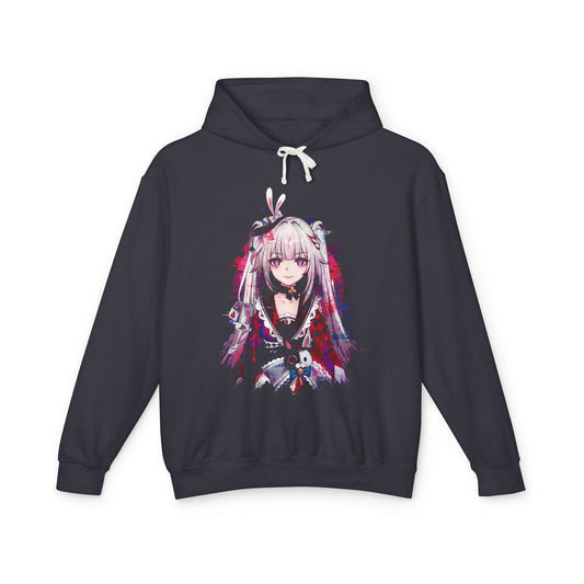 Sparxie HSR Neon Lightning Motifs Black Leather Aesthetic Unisex Premium Hoodie
