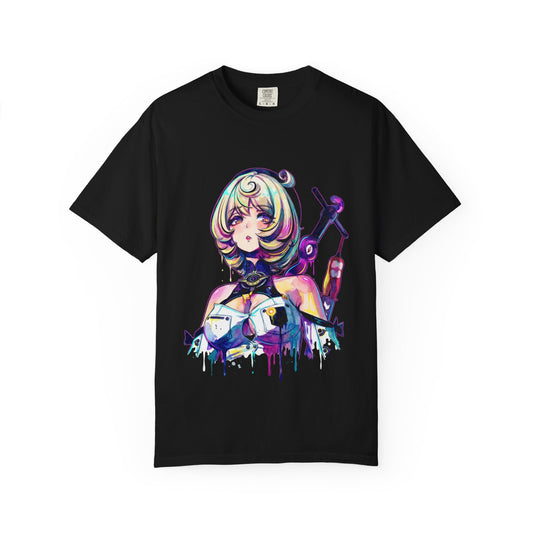 Zenless Zone Zero Yidhari Murphy Vaporwave Aesthetic Design Premium T-Shirt