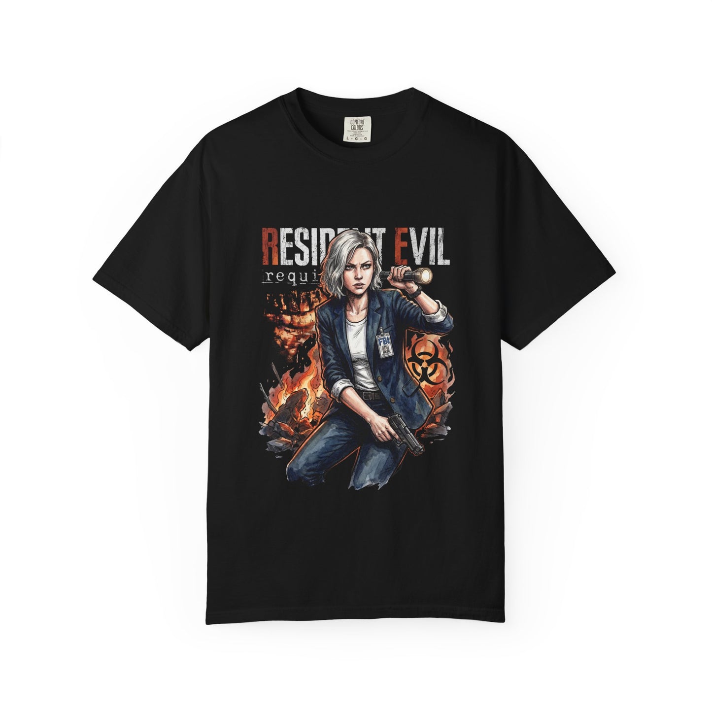 Grace Ashcroft RE9 Non-Combat Heroine Raccoon Legacy Design Premium T-Shirt