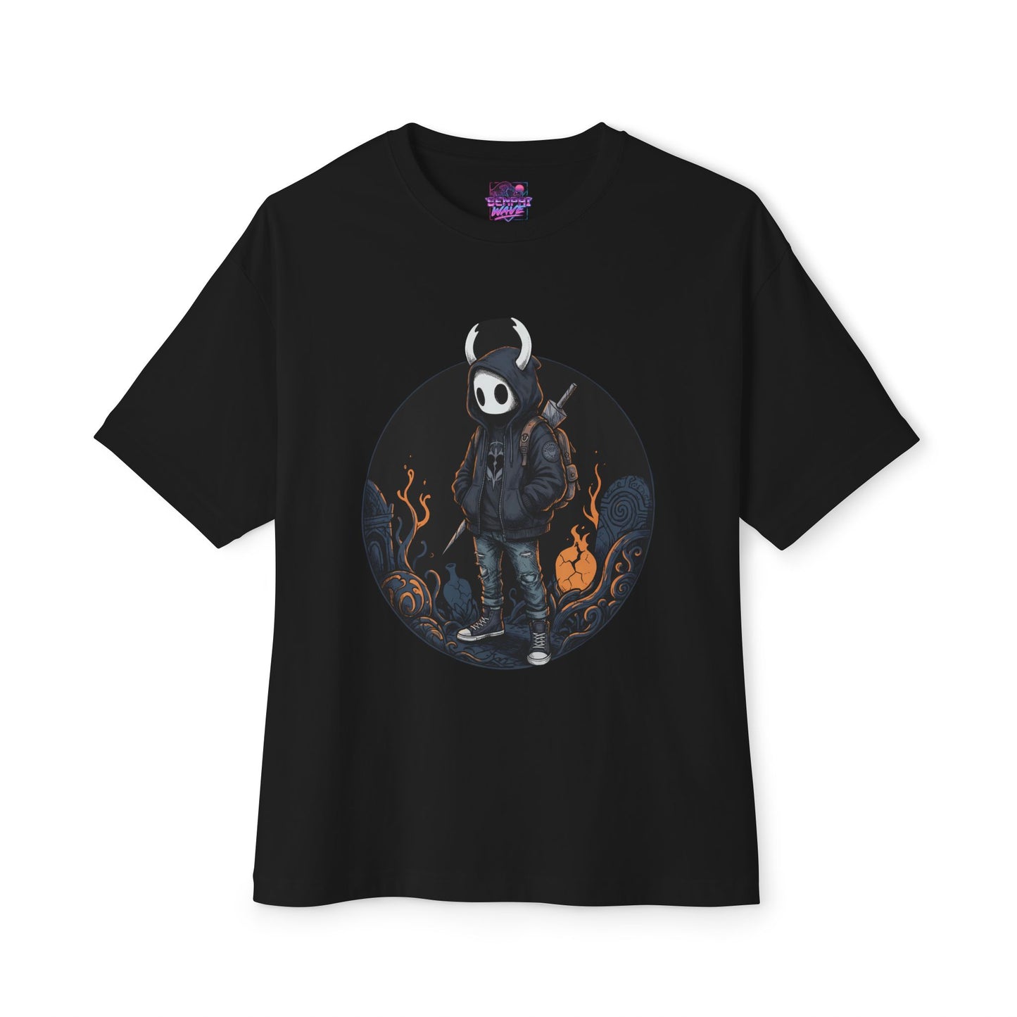 Hollow Knight Ghost: Urban Streetwear Void Tendrils Premium Oversized Unisex T-Shirt