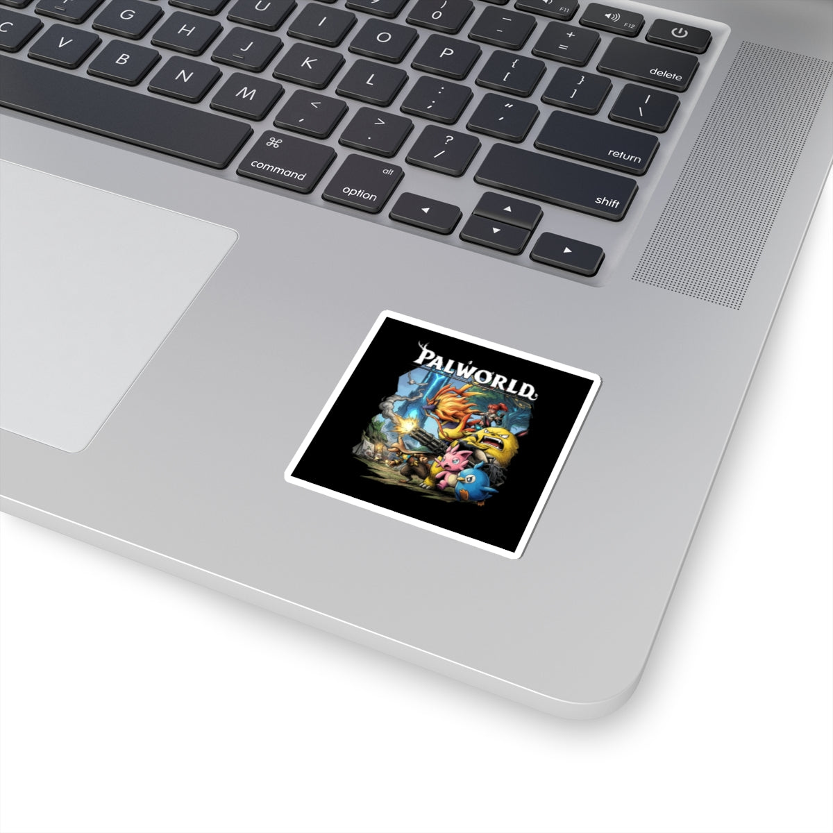 Palworld Grizzbolt Minigun Pal Squad Charge Fan Art Sticker