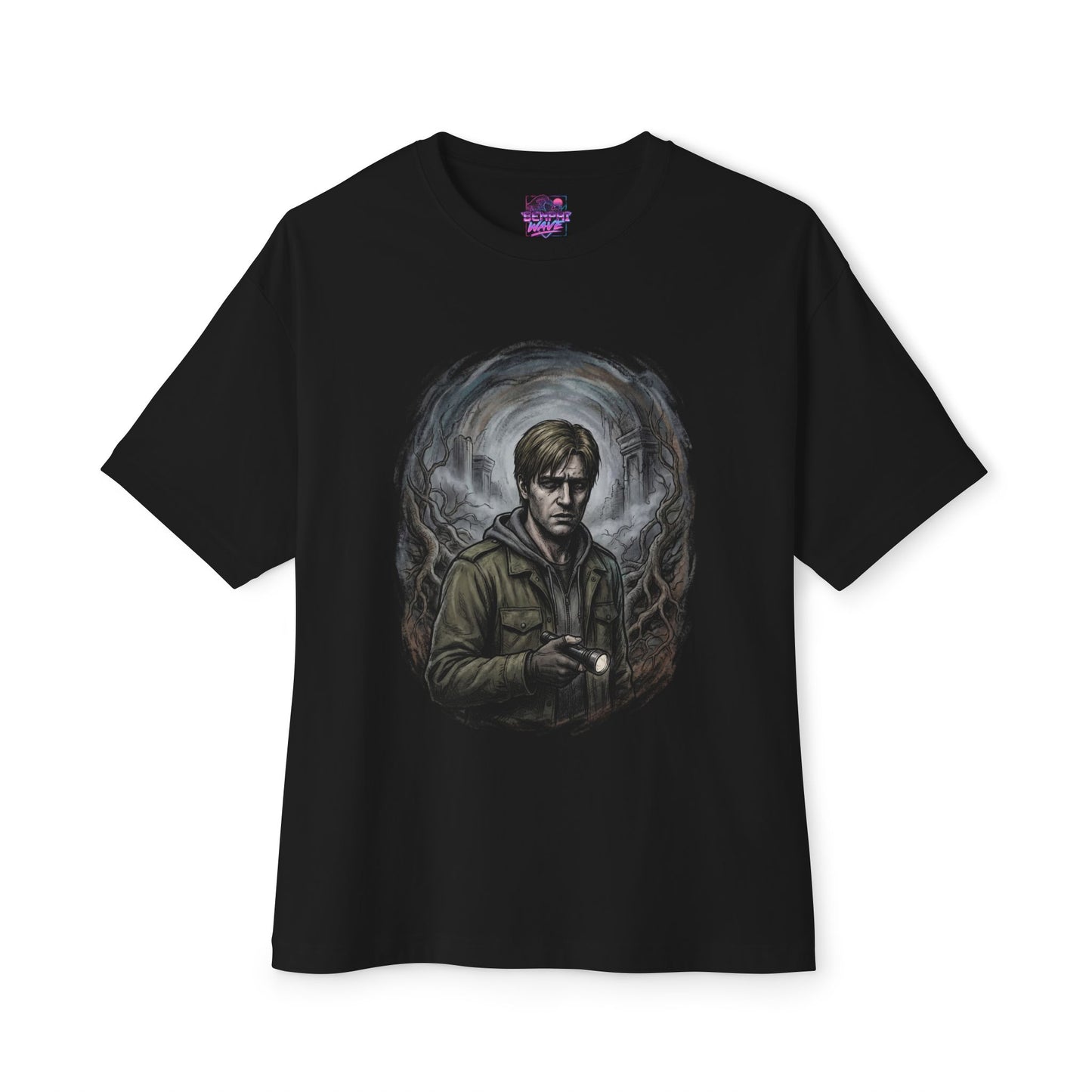 Silent Hill 2 Vaporwave James – Aesthetic Melancholy Dream Premium Oversized Unisex T-Shirt