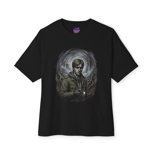 Silent Hill 2 Vaporwave James – Aesthetic Melancholy Dream Premium Oversized Unisex T-Shirt