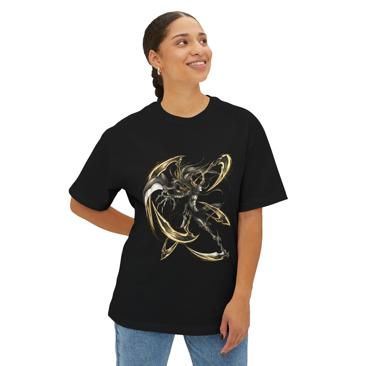 Nnoitra Gilga Bleach 5th Espada Fan Art Portrait Premium Oversized Unisex T-Shirt