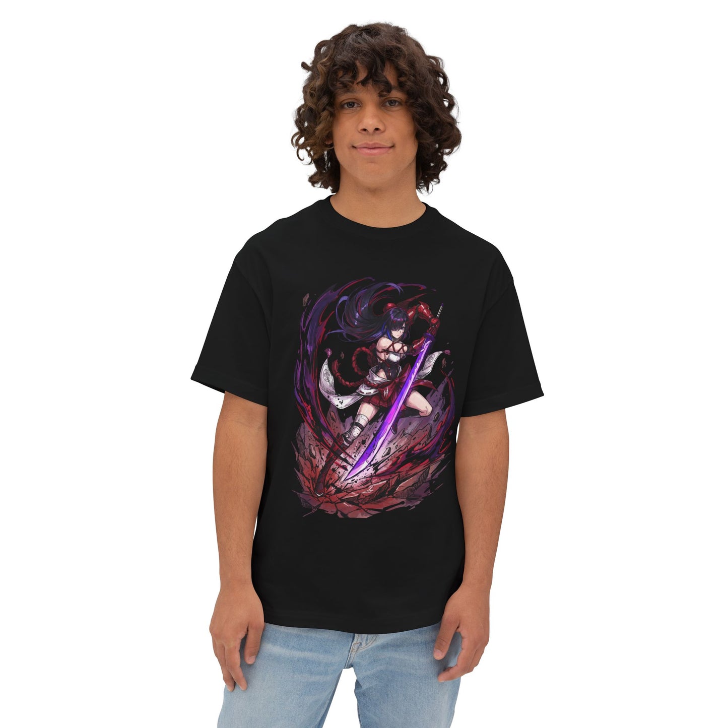 Shaman Swordswoman Chizuru Chaos Zero Premium Oversized Unisex T-Shirt