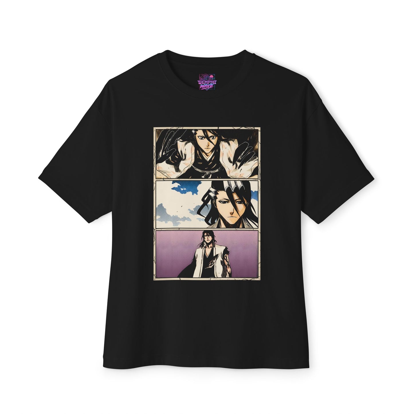 Byakuya Kuchiki Bleach Vintage Manga Panel Streetwear Tee