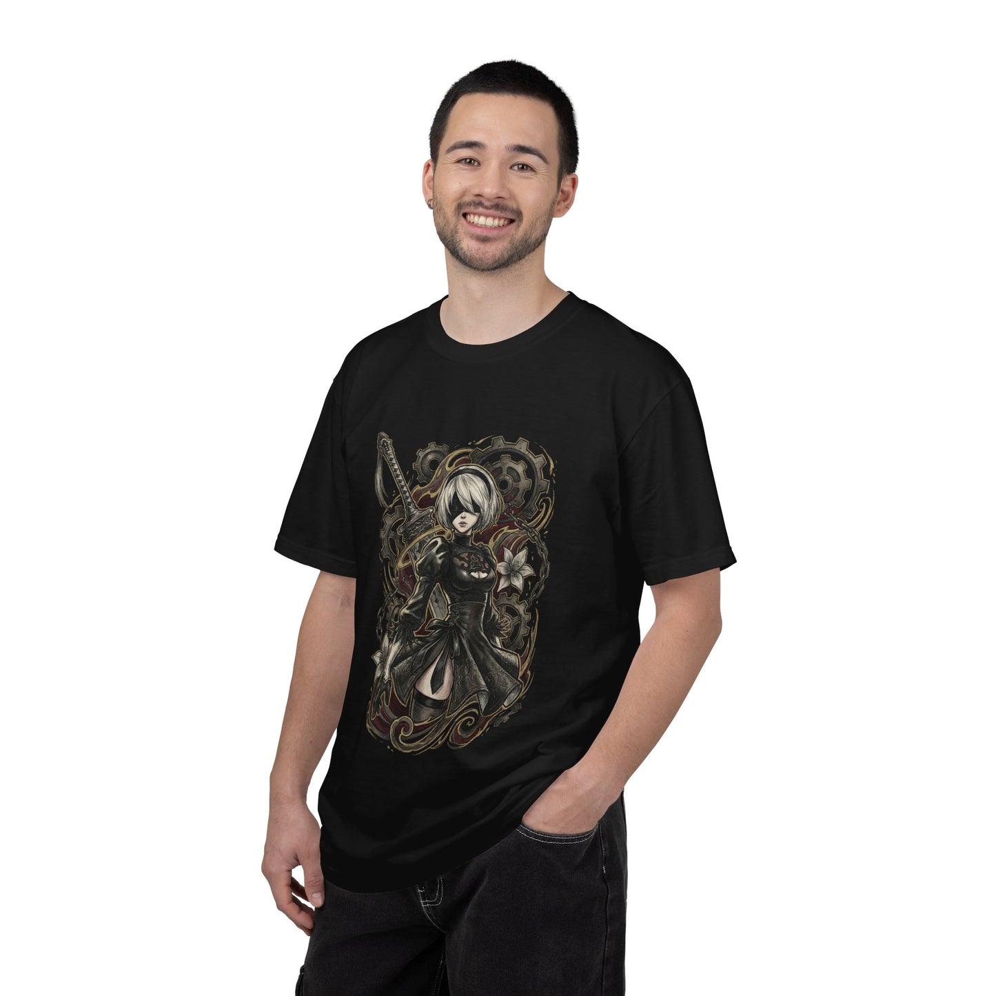 2B Android Eternal Cycle Maelstrom Torrent NieR Icon Premium T-Shirt