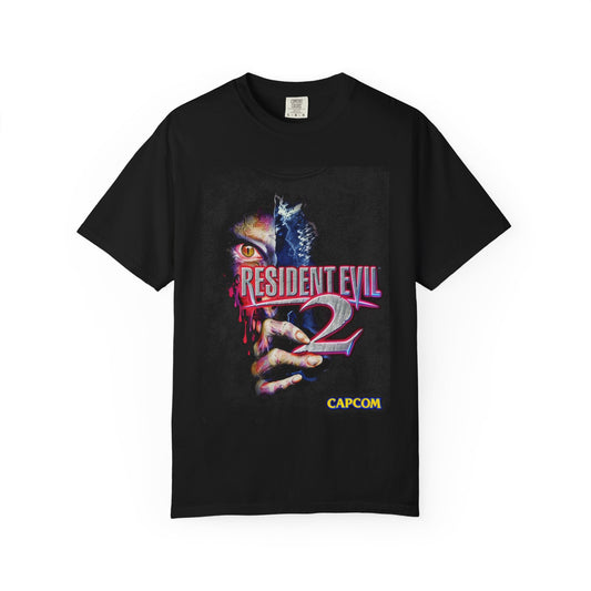 Classic Resident Evil PS1 Zombie Eye Iconic Retro Cover Style Art Premium T-Shirt