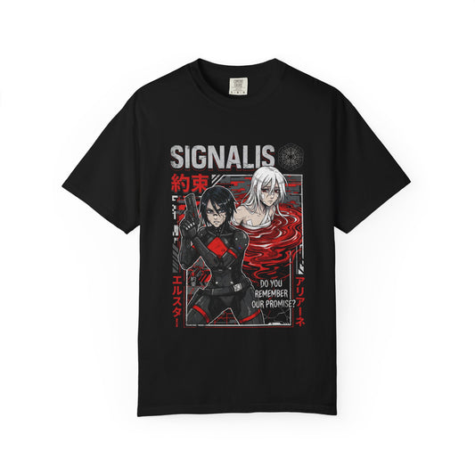Signalis Replika Elster Ariane Sapphic Sci-Fi Horror Art Premium T-Shirt