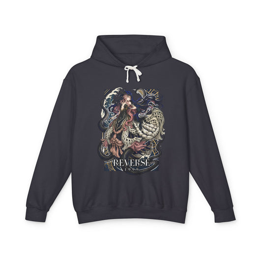 Reverse 1999 Nautika Great Wave Rope Coil Fan Art Hoodie
