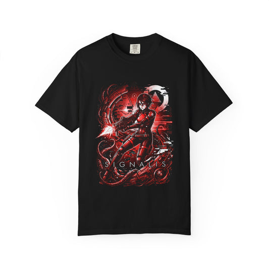 Signalis Cosmic Secret Unravel Horror Aesthetic Icon Premium T-Shirt