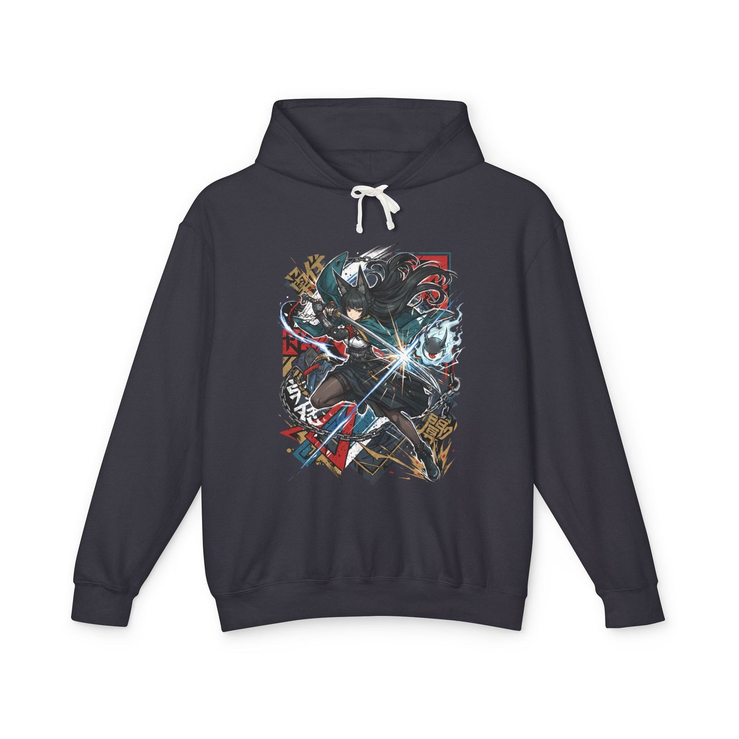 Miyabi Zenless Zone Zero Synthwave Retro Neon Fox Unisex Premium Hoodie