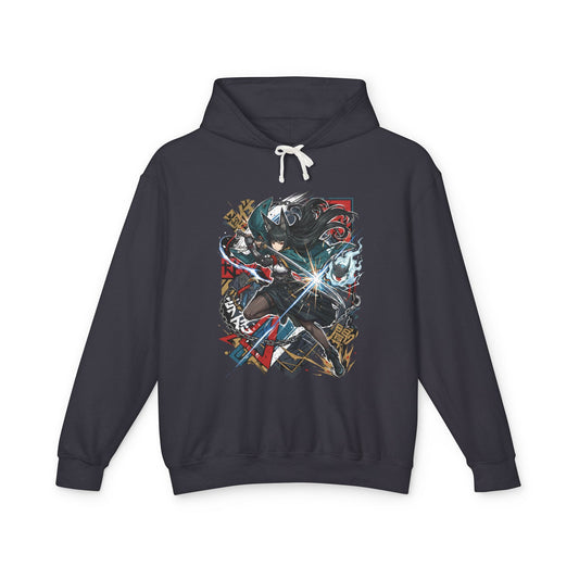 Miyabi Zenless Zone Zero Synthwave Retro Neon Fox Unisex Premium Hoodie