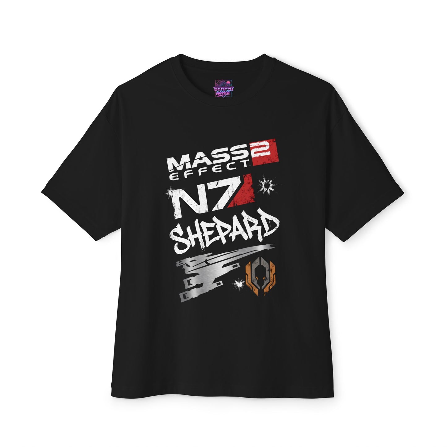 Mass Effect Biotics Warp Throw Fields Combat Premium Oversized Unisex T-Shirt