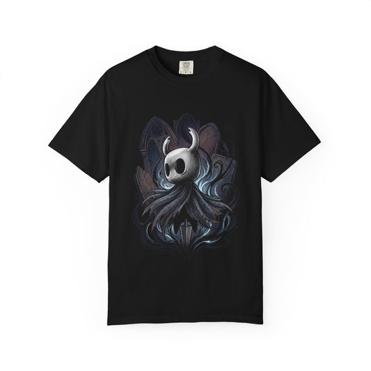 Hollow Knight Ghost Knight Nail Mask Silent Protagonist Design Premium T-Shirt