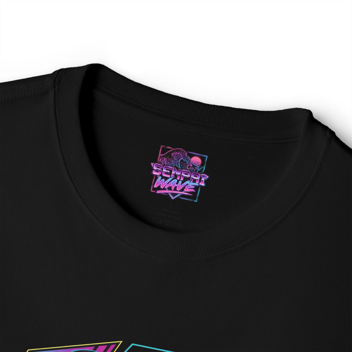 Umamusume Narita Brian Synthwave Grid Fan Art Oversized T-Shirt