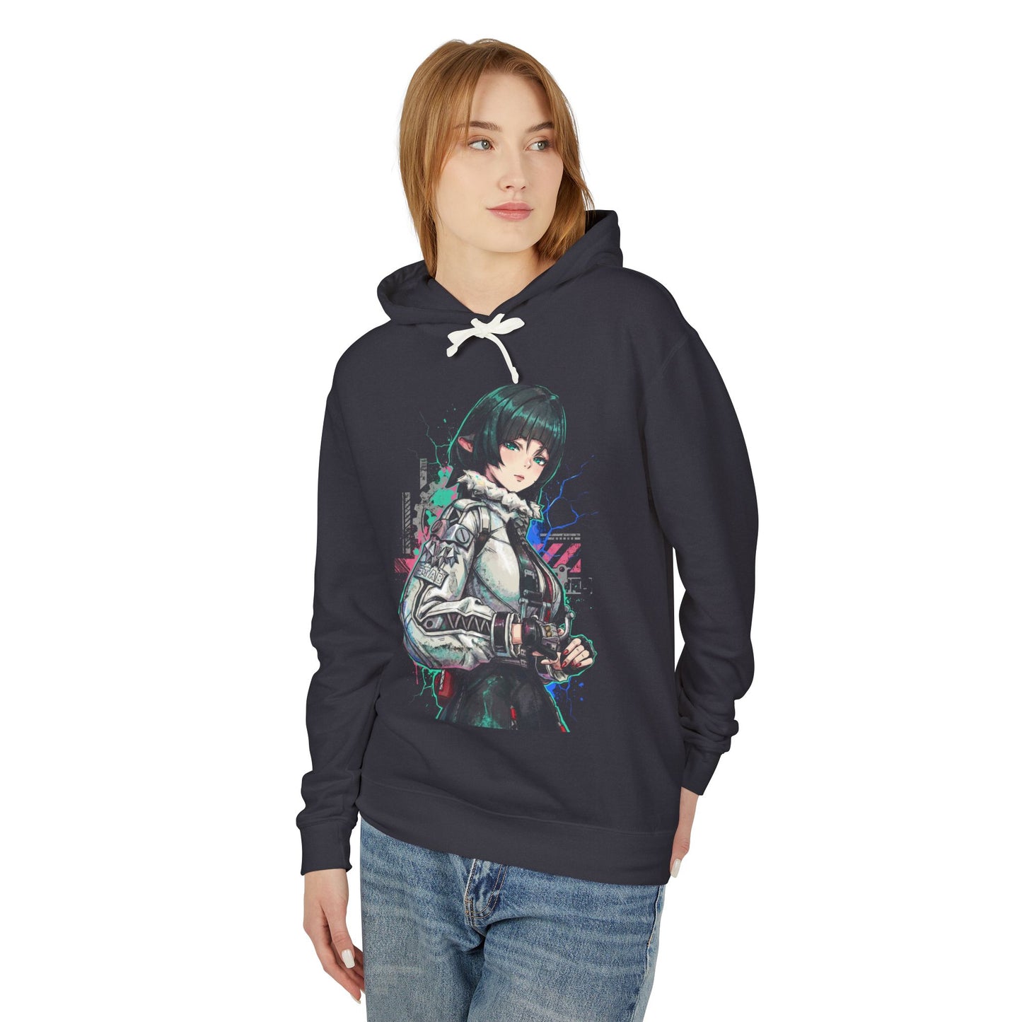 Jane Doe ZZZ Fanged Metal Build Unisex Premium Hoodie