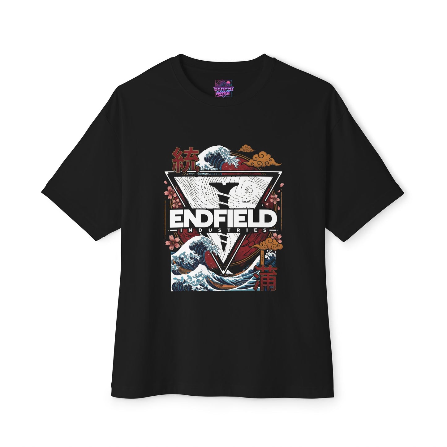 Endfield The Factory Must Grow Arknights Meme Design Retro Factory Growth Infinite Run Premium Oversized Unisex T-Shirt