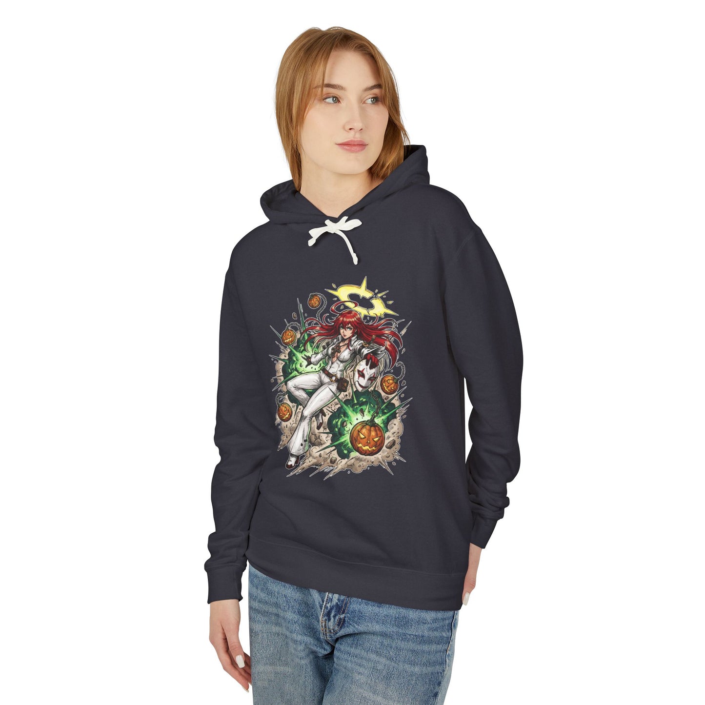Jack-O Guilty Gear Strive: Energetic Halloween Rushdown Unisex Premium Hoodie