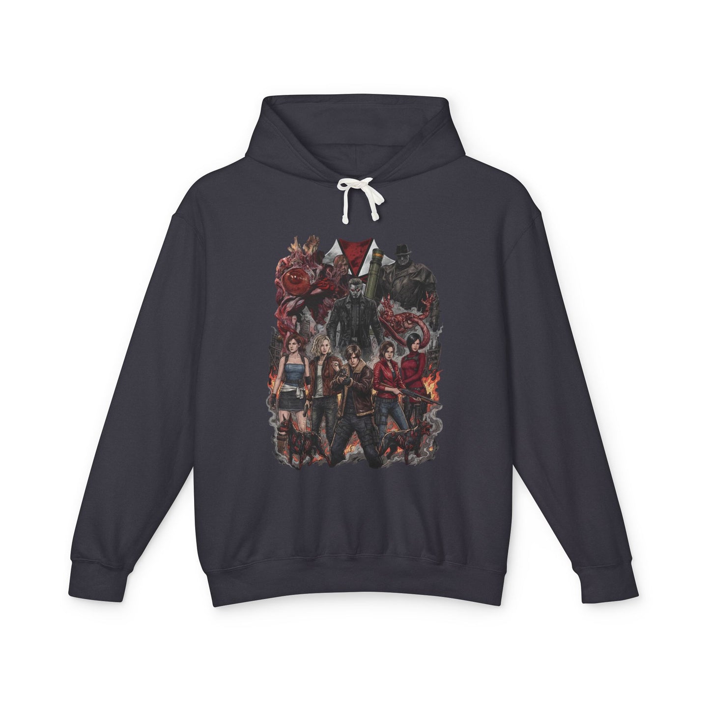 Resident Evil RE9 Grace Jill Claire Ada Chris Nemesis Chaos Design Unisex Premium Hoodie