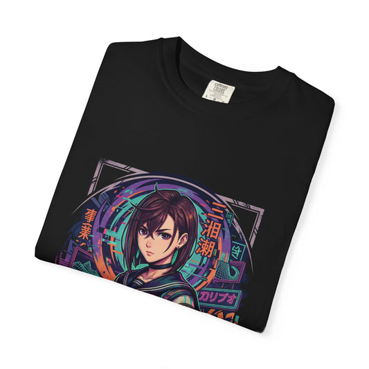 Momo Ayase Dandadan Pink Hair Psychic Medium Portrait Premium T-Shirt