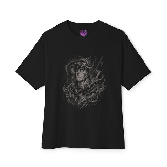 Guts Berserk: Black Swordsman Mercenary Premium Oversized Unisex T-Shirt