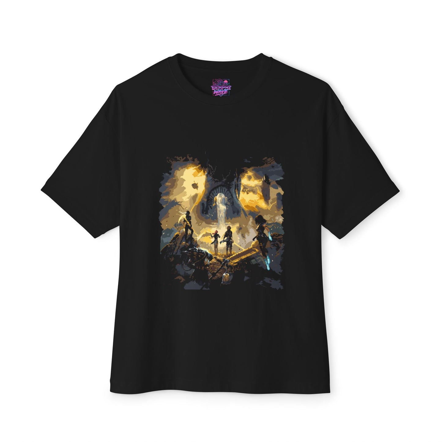 Golden Expedition 33: Red Gommage Street Fashion Legend Facing the Paintress Premium Oversized Unisex T-Shirt