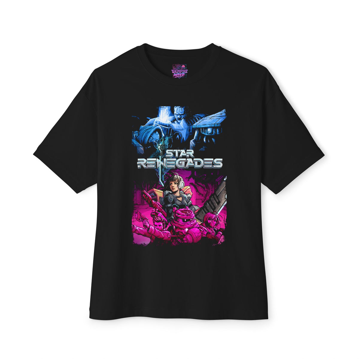 Star Renegades Rebel Squad Pink Neon Oversized T-Shirt