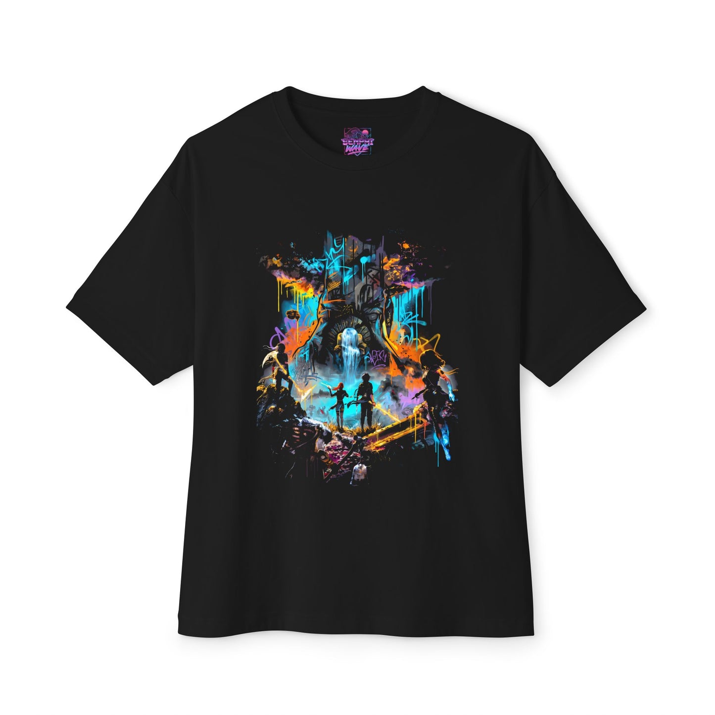 Golden Expedition 33: Red Gommage Street Fashion Legend Facing the Paintress Premium Oversized Unisex T-Shirt