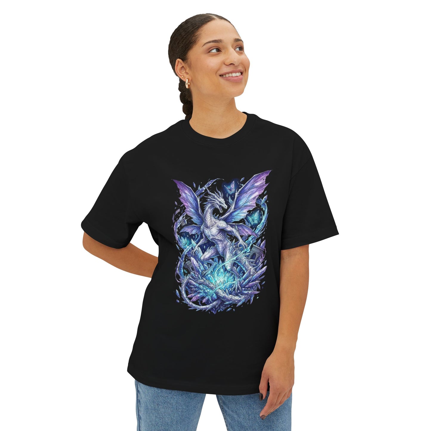 Seath the Scaleless Twisted Ancient Dragon Premium Oversized Unisex T-Shirt