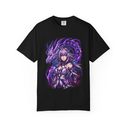 Castorice HSR Crystalline Flowers Black Ribbons Aesthetic Art Premium T-Shirt
