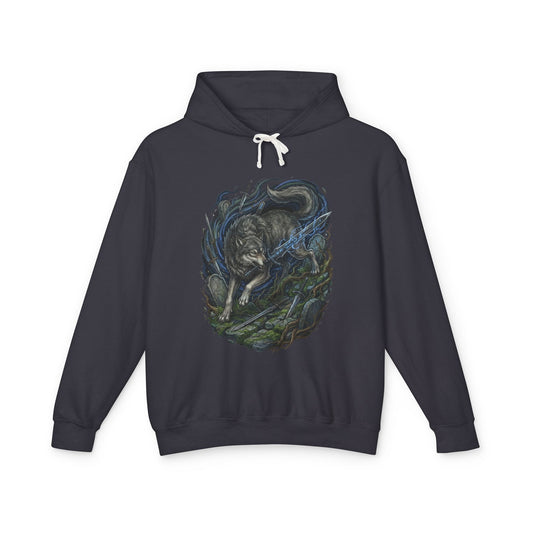 Great Grey Wolf Sif Honorable Wolf Design Unisex Premium Hoodie