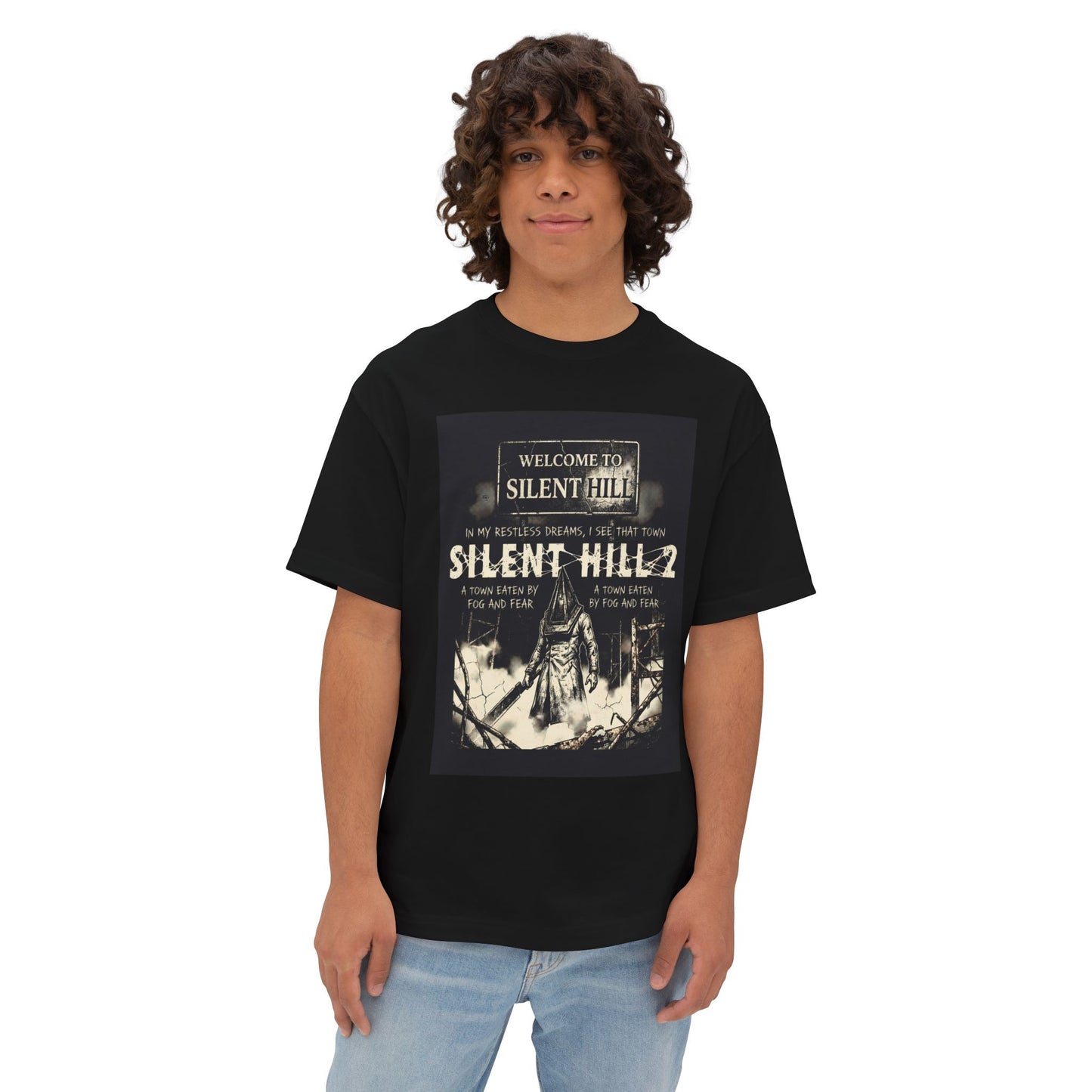 Silent Hill 2: "In My Restless Dreams, I See That Town" Premium Oversized Unisex T-Shirt