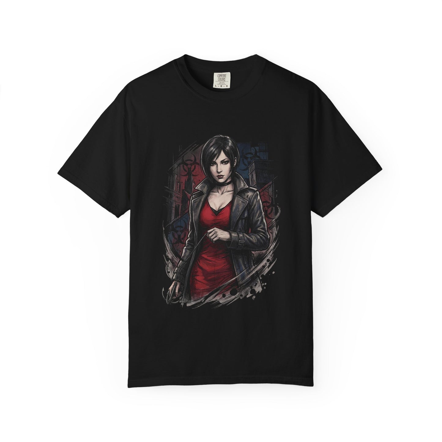 Resident Evil Ada Wong Vaporwave Retro Synthwave Design Premium T-Shirt