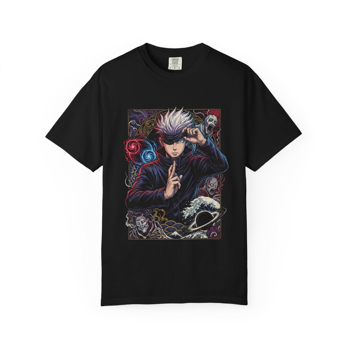 Jujutsu Kaisen Satoru Gojo Six Eyes Limitless Iconic Design Premium T-Shirt