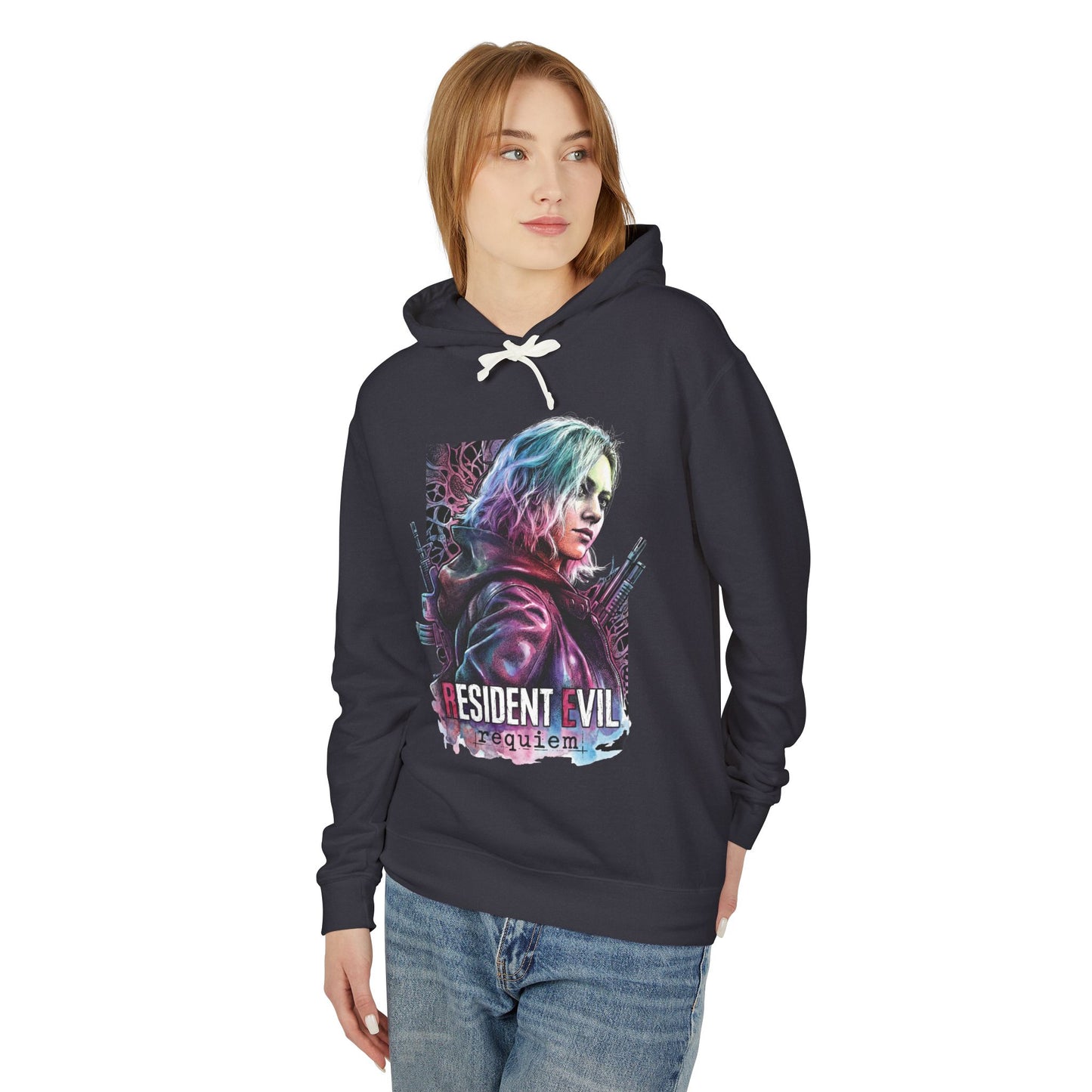 Resident Evil Requiem Grace Ashcroft Unisex Premium Hoodie