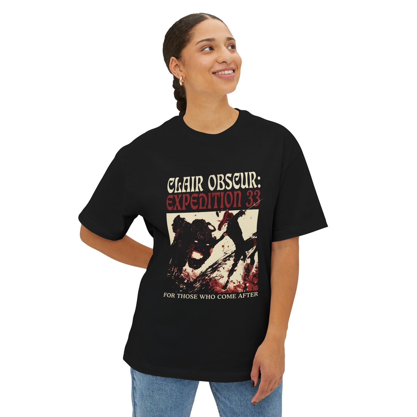 Clair Obscur Expedition 33: Streetwear Premium Oversized Unisex T-Shirt