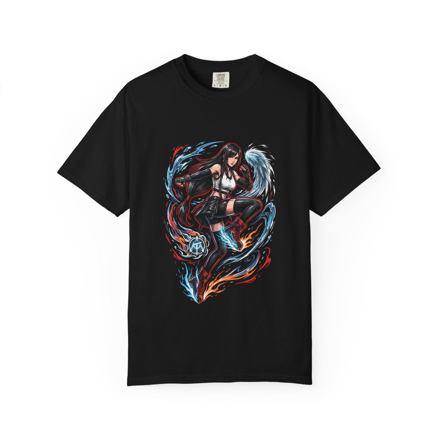 Final Fantasy 7 Tifa Lockhart Seventh Heaven Bartender Iconic Design Premium T-Shirt