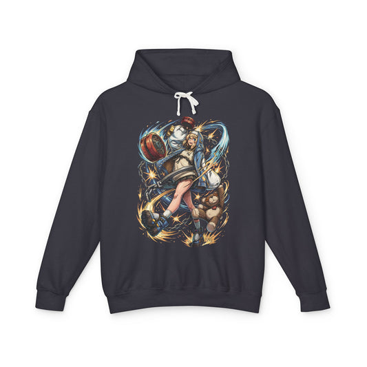 Bridget Guilty Gear Yo-Yo Chain Attacks Art Unisex Premium Hoodie