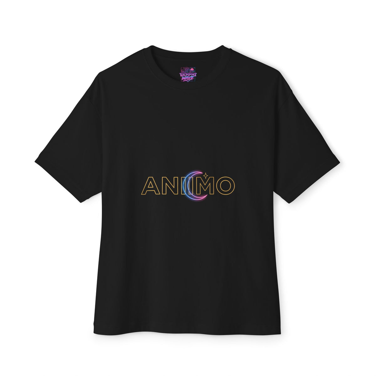 Aniimo Game Logo Gold Line Art Title Art - Oversized Premium Tee